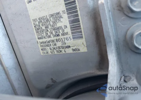 2011 Nissan Maxima 3.5 Sv from USA, damaged, VIN 1N4AA5AP3BC801765
